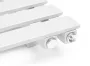 Radeco Bruno 1 fürdőszobai radiátor 750X500 cm 330W, 9016RAL fehér BRK075050916XL0000001