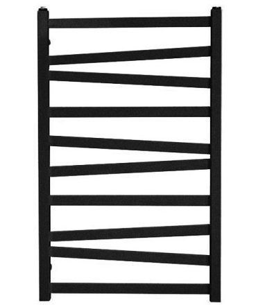 Radeco River 5 fürdőszobai radiátor 1660X530 cm 638W,  RAL 9005 fekete RIV166053905GD0000000