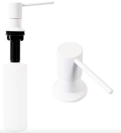 Rea lekerekített alakú mosogatószer adagoló, fehér BAT-05003