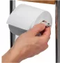 Tutumi bambusz WC-papír és WC kefe tartó, barna/króm HOM-07500