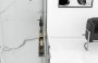 Rea Evo törölközőtartó zuhanypolc / törölközőtartó 8 mm-es walk-in zuhanyfalakhoz, króm HOM-08945