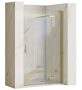 Rea Hugo kifelé nyíló zuhanyajtó 90x200 cm átlátszó üveggel, szálcsiszolt arany profilszín KPL-45201