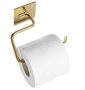 Tutumi falra szerelhető fém WC papír tartó, arany REA-77034