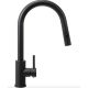 Rea Fresh álló konyhai csaptelep kihúzható zuhanyfejjel, matt fekete REA-B9147