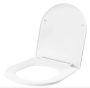 Rea Flat lassan csukódó Duroplast WC ülőke 45x36 cm, fehér REA-C6002