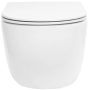 Rea Olivier perem nélküli fali WC csésze 36,5x49 cm mélyöblítéssel, soft-close ülőkével REA-C6509
