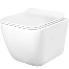   Rea Martin perem nélküli fali WC csésze 36,5x51 cm mélyöblítéssel, fehér REA-C8006