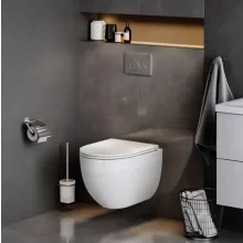   Rea Carlo fali kerámia WC csésze tornádo Rimless technológiával és ülőkével, fehér REA-C8770