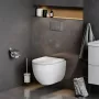 Rea Carlo fali kerámia WC csésze tornádo Rimless technológiával és ülőkével, fehér REA-C8770
