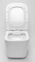 Rea Raul perem nélküli fali WC csésze 34,5x51 cm mélyöblítéssel, fehér REA-C9660