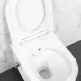 Rea Carlo Lux bidéfunkciós fali kerámia WC csésze ülőkével, fehér kivitelben