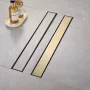 Rea Neox rozsdamentes acél zuhanylefolyó 50 cm szálcsiszolt matt arany REA-G4891