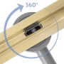 Rea Neox Slim Pro Zuhanylefolyó 100 cm, szálcsiszolt arany REA-G6990