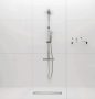 Rea Neo Pure lineáris zuhanylefolyó szett 90 cm, szálcsiszolt nikkel REA-G7003
