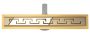 Rea Greek Pro lineáris zuhanylefolyó szett 60 cm, fényes arany REA-G8027