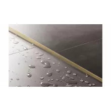   Rea rozsdamentes lejtést beállító szegélyléc 100 cm, balos / szálcsiszolt arany REA-K3216