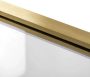 Rea Rapid Slide univerzális tolóajtó 100x195 cm átlátszó üveggel, szálcsiszolt arany profilszín REA-K4707