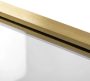 Rea Rapid Slide univerzális tolóajtó 120x195 cm átlátszó üveggel, szálcsiszolt arany profilszín REA-K4709