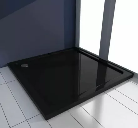 Rea Savoy akril zuhanytálca 90x90 cm szifonnal, fekete REA-K4803