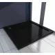 Rea Savoy akril zuhanytálca 90x90 cm szifonnal, fekete REA-K4803