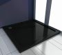 Rea Savoy akril zuhanytálca 90x90 cm szifonnal, fekete REA-K4804