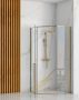 Rea Diamond sarok zuhanykabin 90x195 cm átlátszó üveggel, világos arany profil REA-K4904