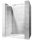 Rea Nixon-2 balos tolózuhanyajtó 150x190 cm átlátszó üveggel, króm profilszín REA-K5008