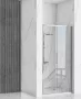 Rea Rapid Slide Univerzális tolózuhanyajtó 120x195 cm átlátszó üveggel, króm profilszín REA-K5602