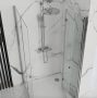 Rea Fold N2 zuhanykabin 80x190 cm átlátszó üveggel, króm profil REA-K9990