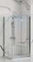 Rea Fold N2 zuhanykabin 90x190 cm átlátszó üveggel, króm profil REA-K9991