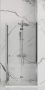 Rea Fold N2 zuhanykabin 90x190 cm átlátszó üveggel, króm profil REA-K9991
