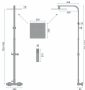 Rea Fenix Milan termosztátos rozsdamentes acél zuhanyrendszer, Anti-Calc fúvokákkal, króm REA-P0222