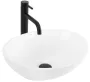 Rea Sofia pultra tehető kerámia mosdótál 41x34,5 cm, fehér REA-U0133