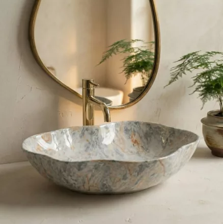 Rea Pearl Ruststone 50 aszimmetrikus pultra tehető
