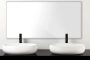 Rea Melania pultra ültethető kerámia mosdótál 60x40,5 cm, fehér REA-U0656