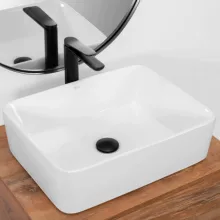   Rea Anita pultra ültethető kerámia mosdótál 48,5x37,5 cm, fehér REA-U0669