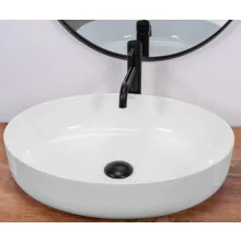   Rea Queen pultra tehető kerámia mosdótál 55x41,5 cm, fehér REA-U1223