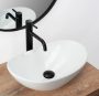 Rea Royal Mini kerámia mosdótál 47x30 cm, fehér REA-U6507