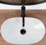 Rea Royal Mini kerámia mosdótál 47x30 cm, fehér REA-U6507