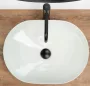Rea Nadia pultra tehető kerámia mosdótál 50x37,5 cm, fehér REA-U6563