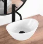 Rea Kate kerámia mosdótál 36,5x24,5 cm, fehér REA-U6803