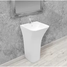   Rea Ada Slim álló kerámia mosdó 45,5x44,5 cm, fehér REA-U9902