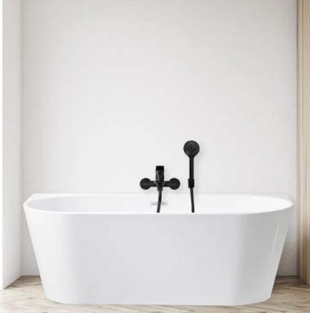 Rea Victoria akril fürdőkád 170x80 cm, click-clack leeresztővel és szifonnal, fehér REA-W0030