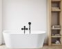 Rea Olimpia akril fürdőkád 170x79 cm, Click-Clack dugóval és szifonnal, fehér REA-W0633