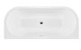 Rea Olimpia akril fürdőkád 170x79 cm, Click-Clack dugóval és szifonnal, fehér REA-W0633
