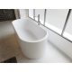 Riho Valor SOLID SURFACE szabadonálló kád 170x72 cm, matt fehér B130001105