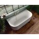 Riho Valor SOLID SURFACE falhoz illeszthető kád 180x80 cm, matt fehér B131001105