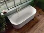 Riho Valor SOLID SURFACE falhoz illeszthető kád 180x80 cm, matt fehér B131001105