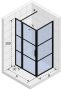 Riho Grid Cubicle XL GB203 zuhanykabin 1100x1000 GB2110100