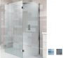 Riho Baltic B104 Univerzális zuhanyajtó 160x210 átlátszó üveg, krómozott profil GE0070500